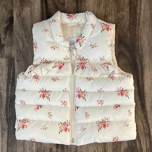 Baby GAP floral puffer